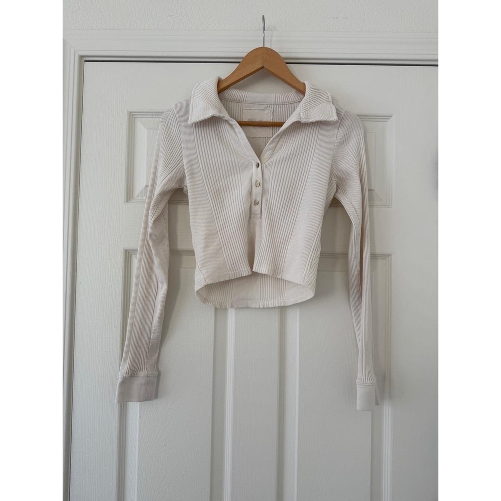 Aerie Ribbed Knit Top Medium